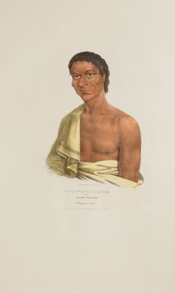 O‑HYA-WA-NIM-CE-KEE or the Yellow Thunder; A Chippeway Chief (1835) — size preview