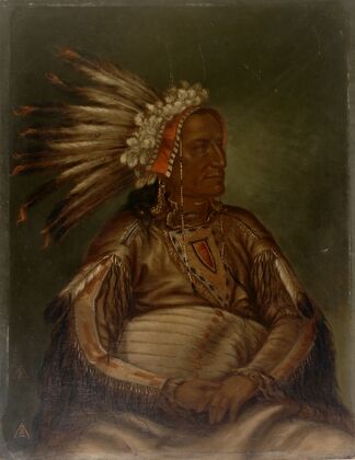 O-mata-ah-luta (Red Plume) (ca. 1887)