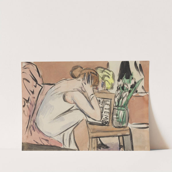 o.T. (Zwei lesende Mädchen) (1937 – 1938) by Max Beckmann