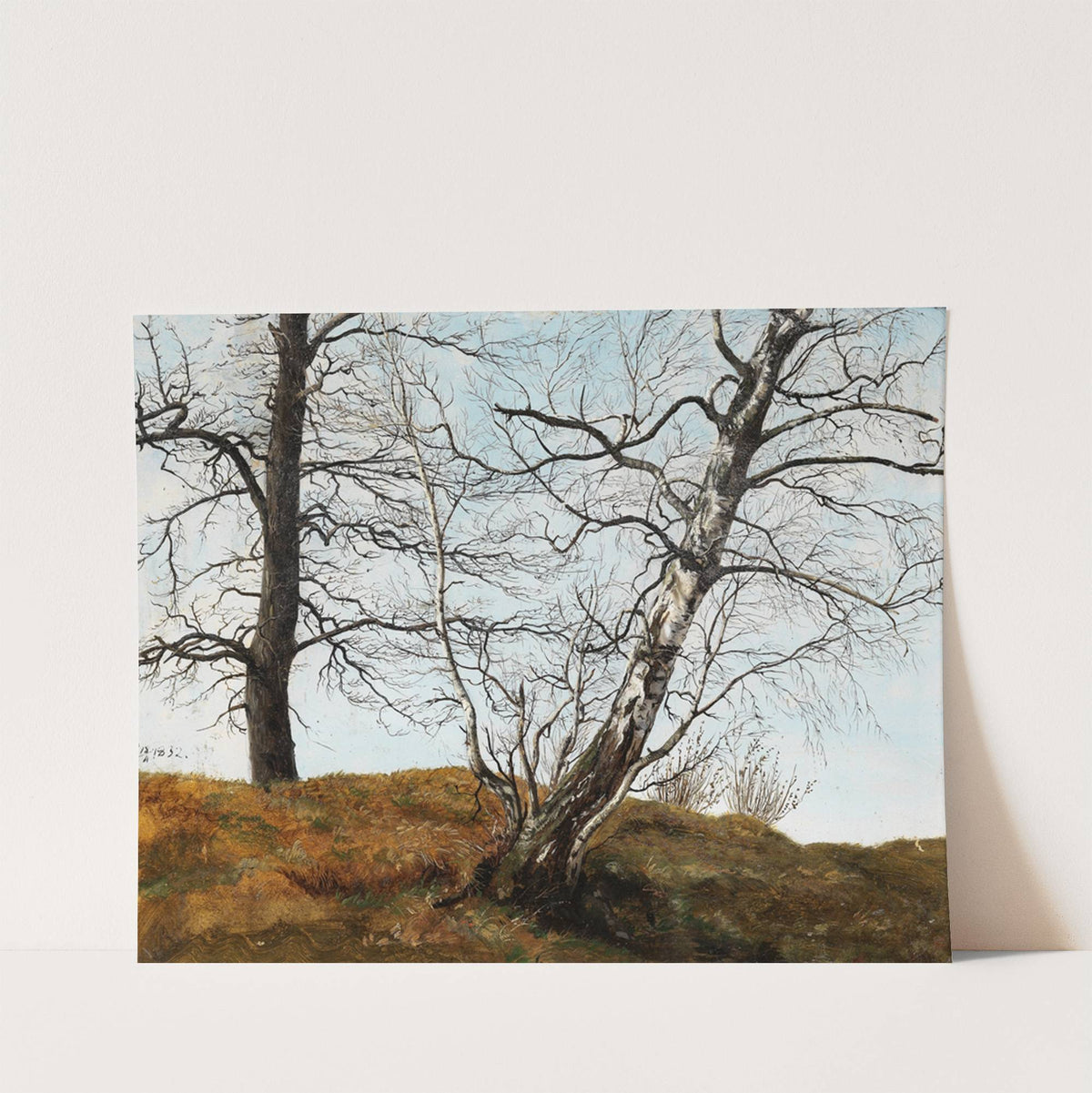 Oak and Birch by Carl Julius von Leypold