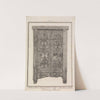 Oak Door Discovered in the Speaker&#8217;s State Dining Room (1806) by John Thomas Smith