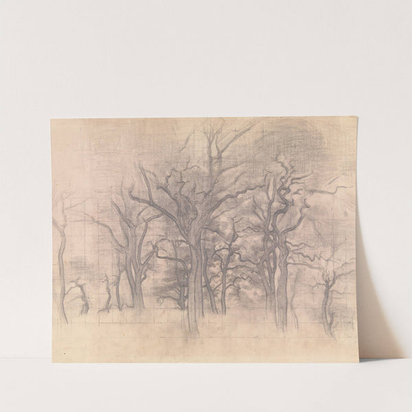 Oak Trees by Vilhelm Hammershøi