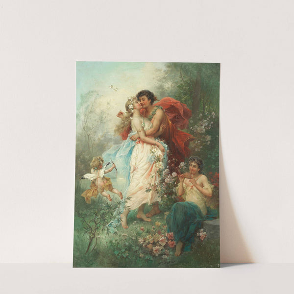 Oath of love by Hans Zatzka