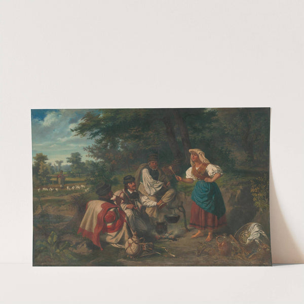 Obed v prírode by Mihály Szemlér