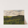 Oberbayrische Landschaft bei Schliersee mit dem Wendelstein by Karl Haider
