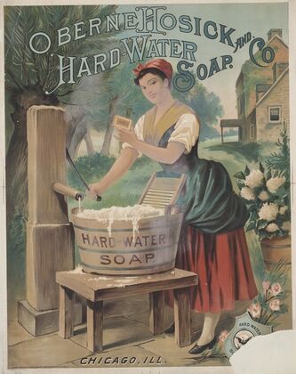 Oberne Hosick and Co. hard-water soap. Chicago, Ill. (1886)