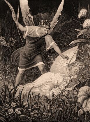 Oberon and Titania – ‘Midsummer Night’s Dream’, Act II, Scene III — size preview