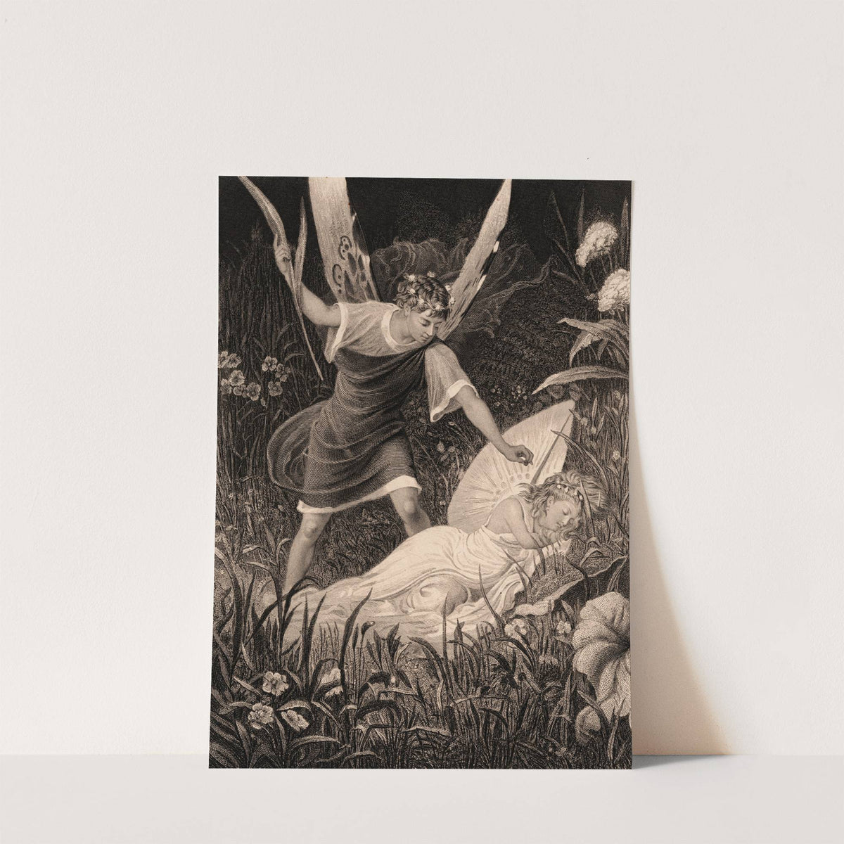 Oberon and Titania – ‘Midsummer Night’s Dream’, Act II, Scene III by Valentine Walter Bromley