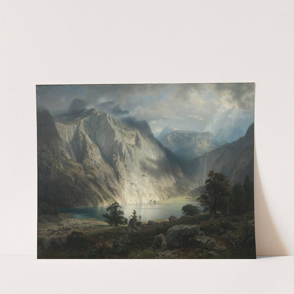 Obersee bei Berchtesgaden (1858) by August Leu