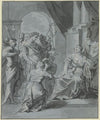 Octavian vor der verzweifelnden Kleopatra