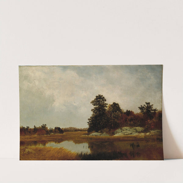 October in the Marshes (1872) by John Frederick Kensett