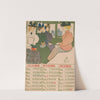 October November December 1897 calendar by Edward Penfield