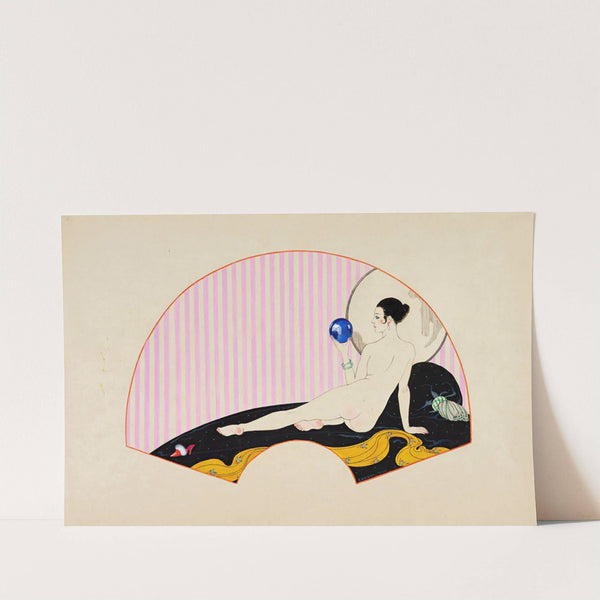 Odalisque à la Boulle de Crystal (1920) by George Barbier