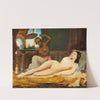 Odalisque with a slave by Jean-François-Armand-Félix Bernard