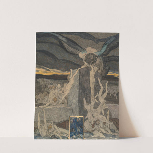 Ode to Dante (1920) by Franz von Bayros
