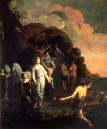 Odysseus and Nausicaa