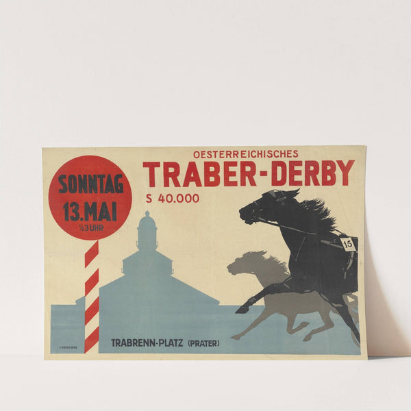 OESTERREICHISCHES TRABER-DERBY (1934) by J. Weiner