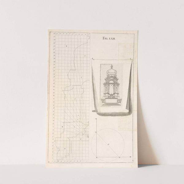 Of making the net-work on frames, for representing the architecture as solid. by Andrea Pozzo