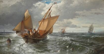 Off Calais Pier (1878)