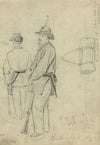 Officer and private of a Rhode Island regiment