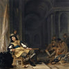 Officer and Soldiers in Foreign Quarters