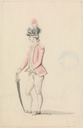 Officer with Cockade and Sword