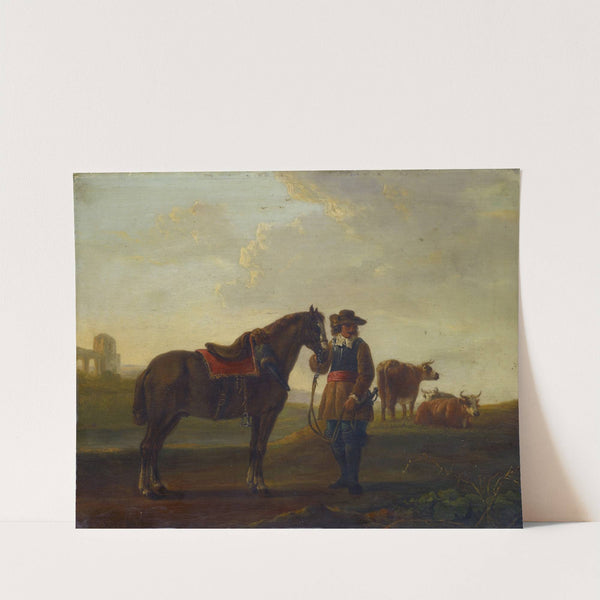 Officer with Horse by Aelbert Cuyp