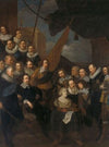 Officers and other Civic Guardsmen of the XIX District of Amsterdam, waiting to welcome Marie de Médicis, 1 September 1638