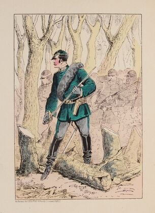 Officier du corps des forestiers. (1871)