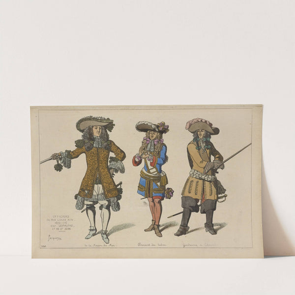 Officiers du roi Louis XIV. 1675-76. by Raphaël Jacquemin