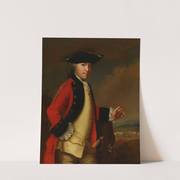 Offizier des Berner Regiments von Erlach (1760-1782) by Johann Ludwig Aberli