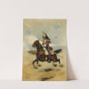 Oficial De Caballería (Charging Cavalry Officer) by José Cusachs