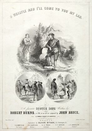 Oh Whistle and I’ll Come to you, My Lad – Sheet Music Cover (c. 1855–57)