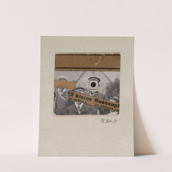 Ohne titel (2 kleine Russenpf) by Kurt Schwitters