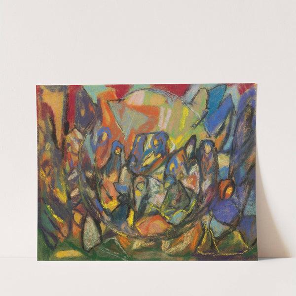 Ohne Titel (Figurenkomposition) (1930) by Adolf Hölzel