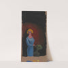 Ohne Titel (Frau mit Tod) by Karl Wiener