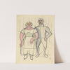 Ohne Titel (Frau und Mann ) by Karl Wiener