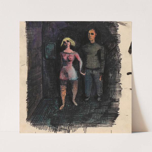 Ohne Titel (Frau und Mann) by Karl Wiener