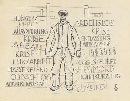 Ohne Titel (Hunger, Weltwirtschaftskrise, Arbeitslos, …)