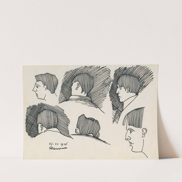 Ohne Titel (Köpfe) by Karl Wiener