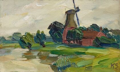 Ohne Titel (Logaer Fähre) (1919)