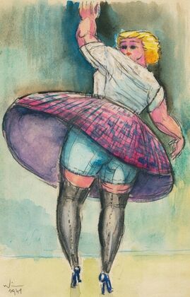 Ohne Titel (tanzende Frau)