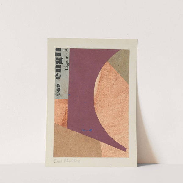 Ohne Titel (Vor Engli Eigener P) by Kurt Schwitters