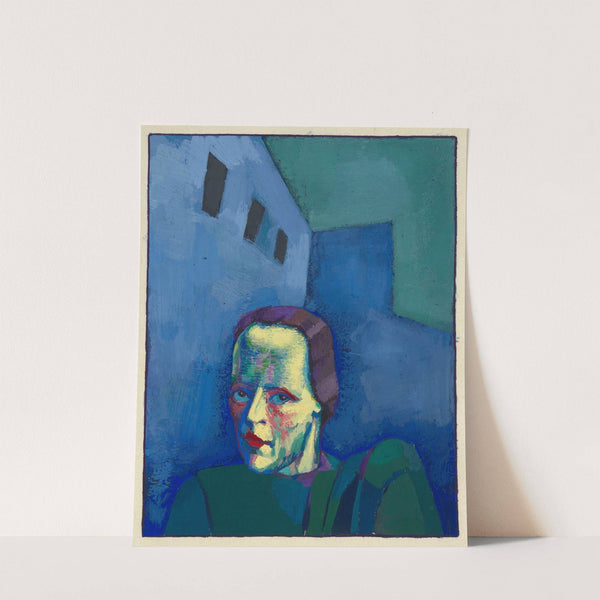 Ohne Titel (weibliches Porträt) by Karl Wiener