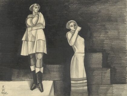 Ohne Titel (Zwei Mädchen)