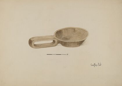 Oil Wood Ladle