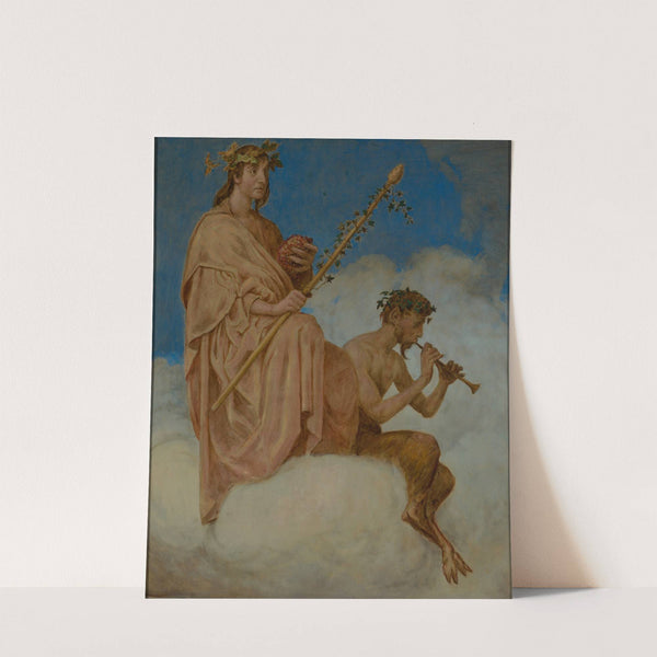Oktober (Weingötter) (1906) by Hans Thoma
