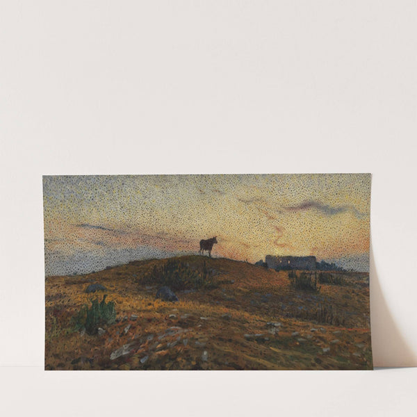 Öland Heath at Sunset (1903) by Nils Kreuger