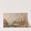 Old and New London Bridge by Edward William Cooke