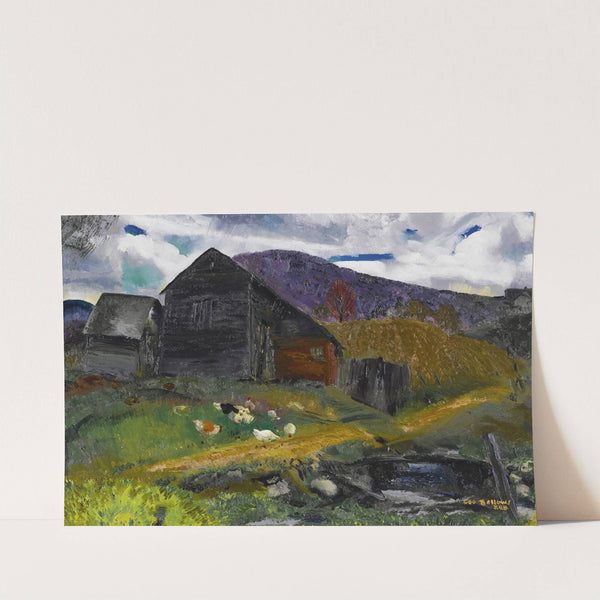 Old Barn, Shady Valley by George Wesley Bellows